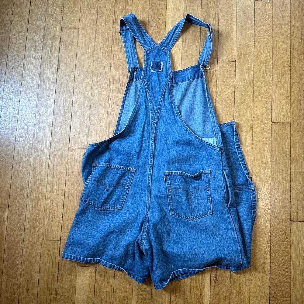 Blue Denim Overall Dress - Picture 4 of 5